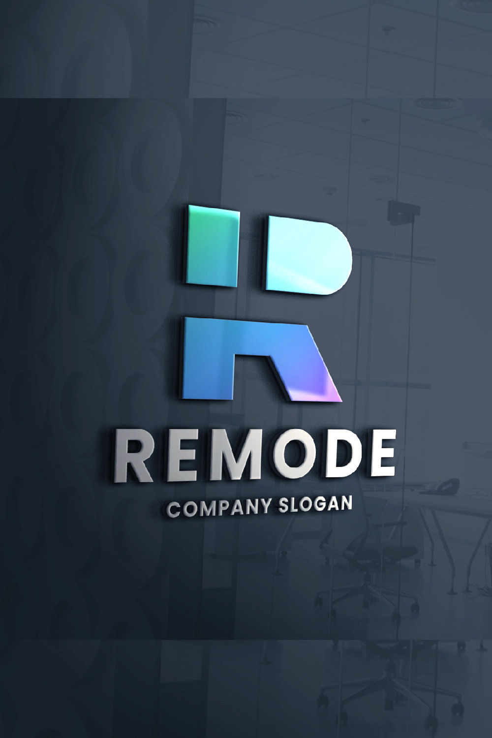 Remode Letter R Logo pinterest preview image.