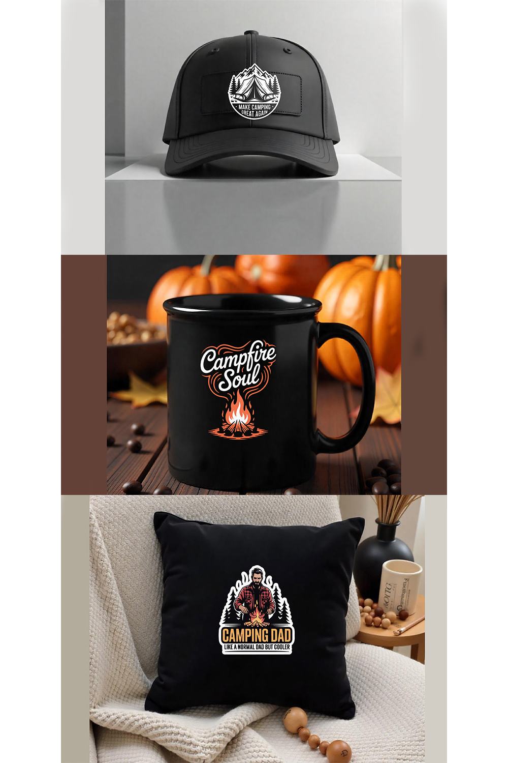 Camping Graphic Design Camping Lovers pinterest preview image.