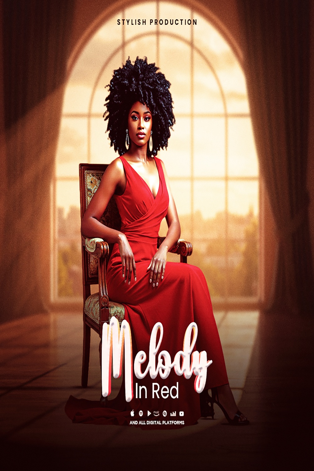 MUSIC COVER ART TEMPLATE pinterest preview image.
