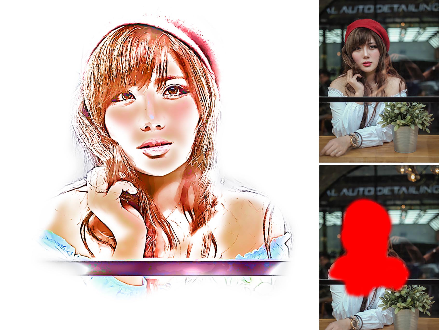 portrait paint photoshop action 3 876
