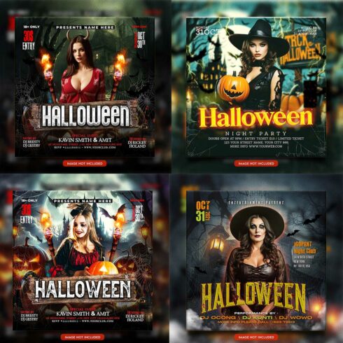 Premium Bundle Flyer social media and Instagram post template cover image.