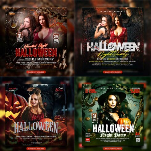Premium Bundle Flyer social media and Instagram post template cover image.