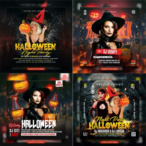 Premium Bundle Flyer social media and Instagram post template cover image.