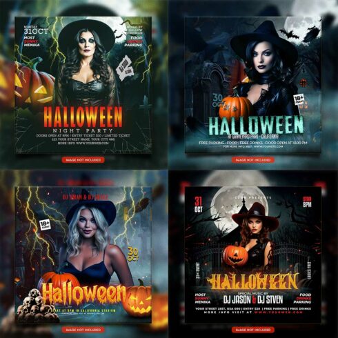 Premium Bundle Flyer social media and Instagram post template cover image.
