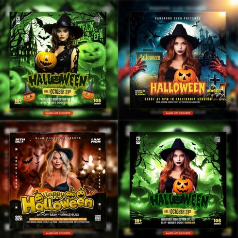 Premium Bundle Flyer social media and Instagram post template cover image.