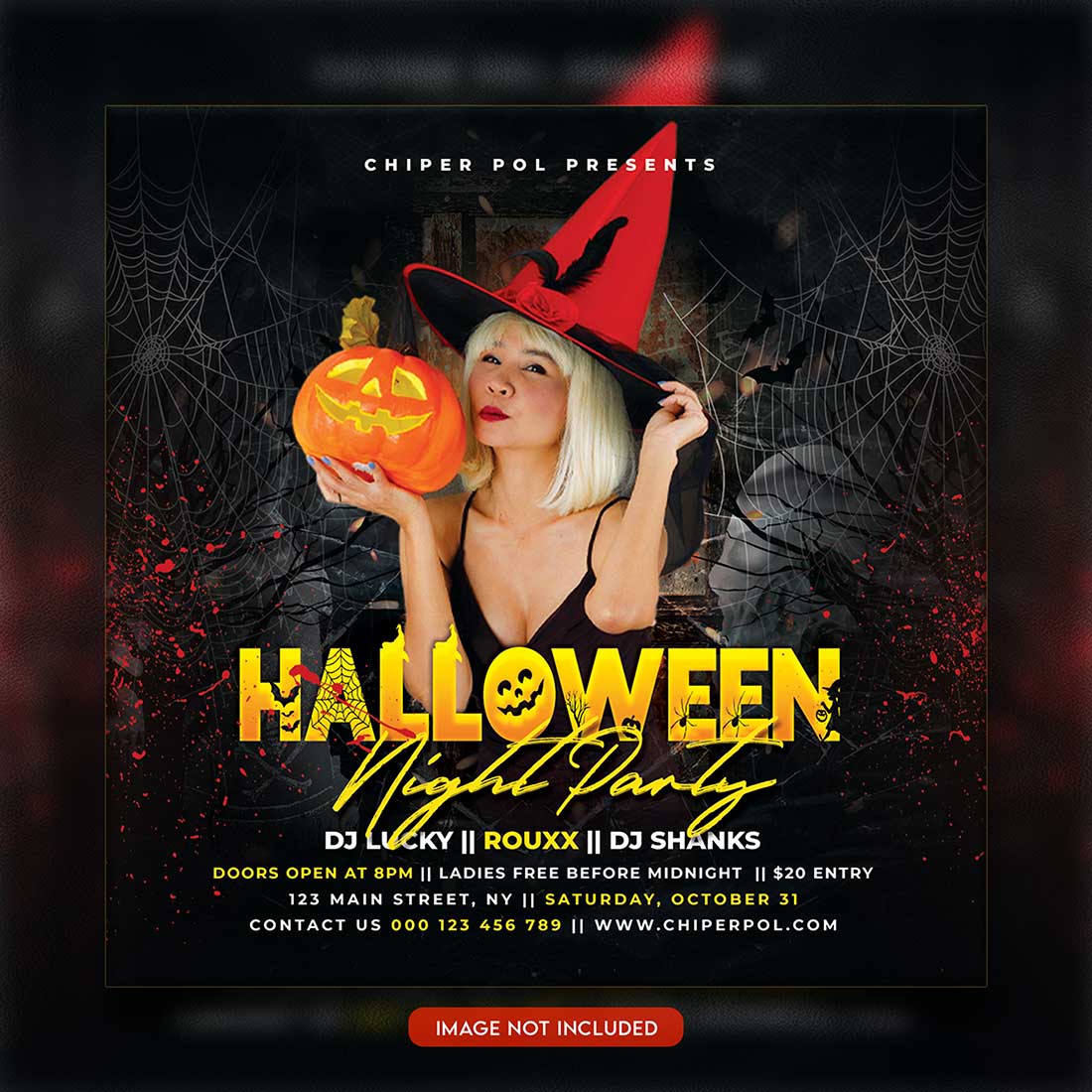 Premium Bundle Flyer social media and Instagram post template preview image.