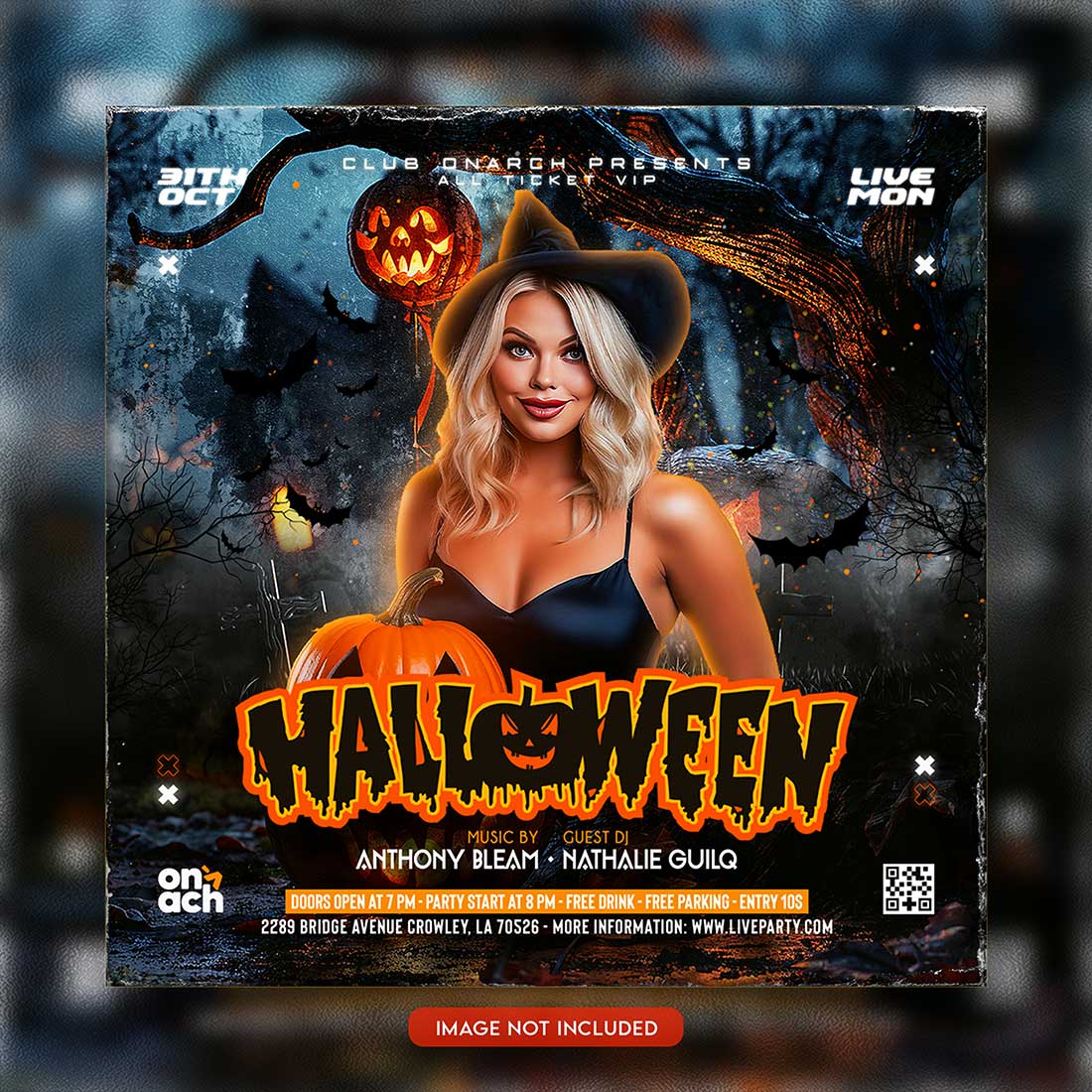 Premium Bundle Flyer social media and Instagram post template preview image.