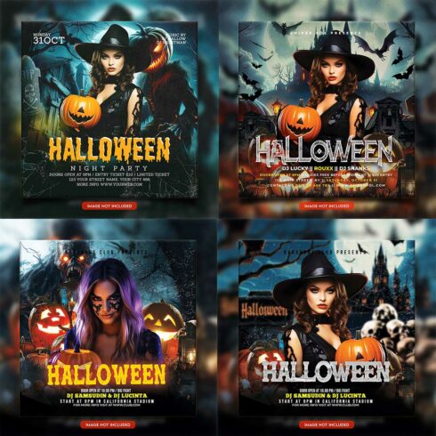 Premium Bundle Flyer social media and Instagram post template cover image.