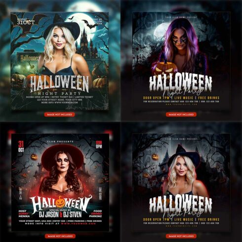 Premium Bundle Flyer social media and Instagram post template cover image.