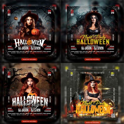 Premium Bundle Flyer social media and Instagram post template cover image.