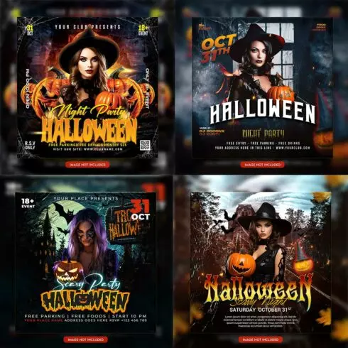 Premium Bundle Flyer social media and Instagram post template cover image.