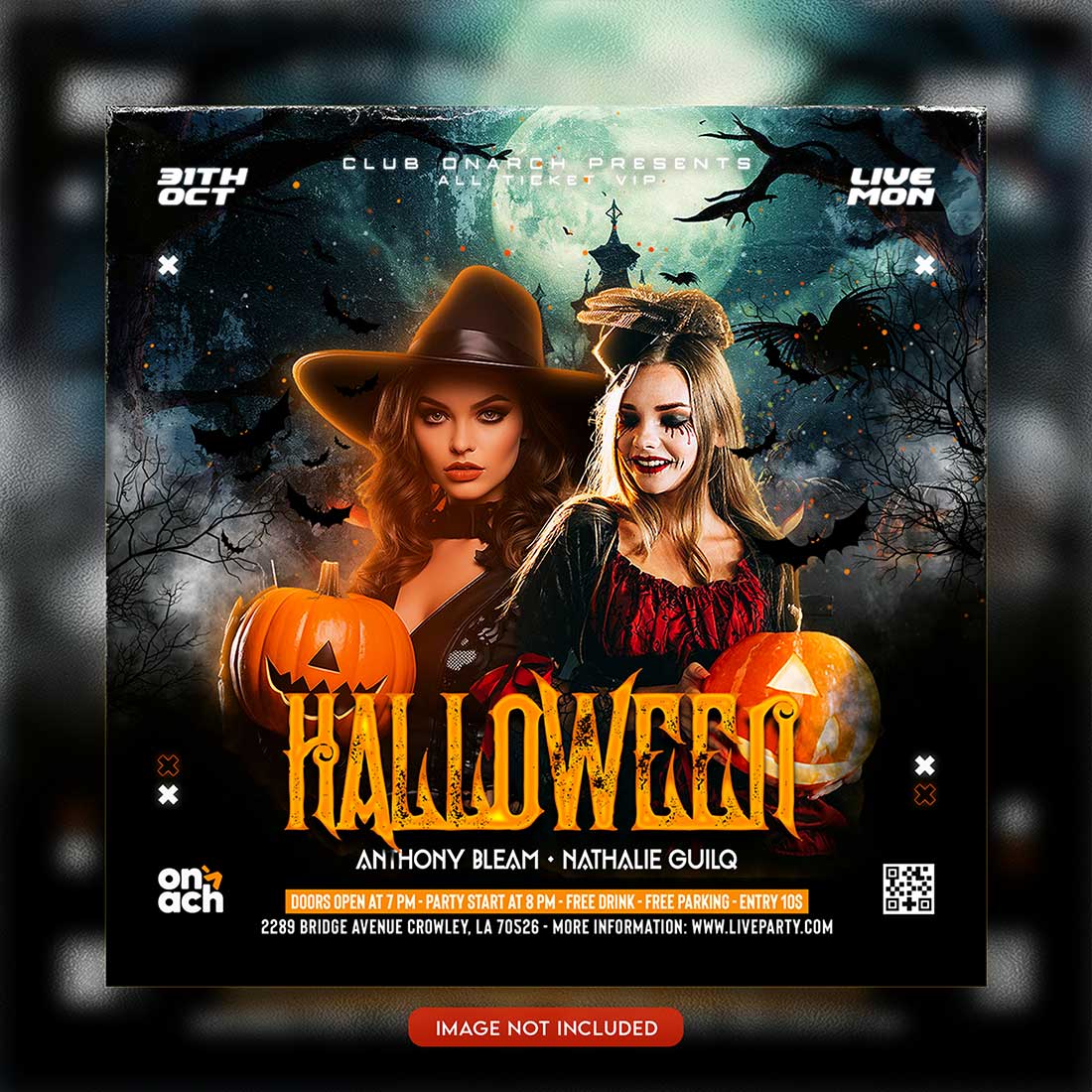 Premium Bundle Flyer social media and Instagram post template preview image.