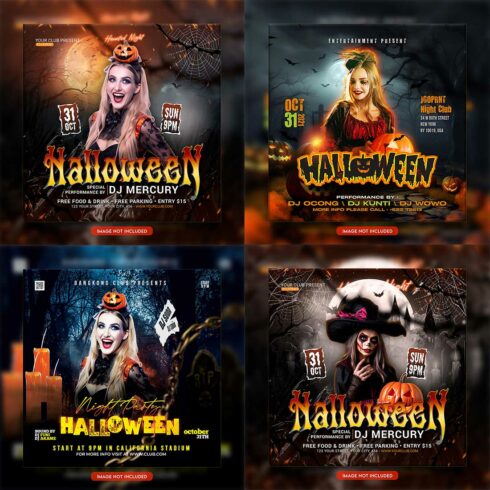 Premium Bundle Flyer social media and Instagram post template cover image.