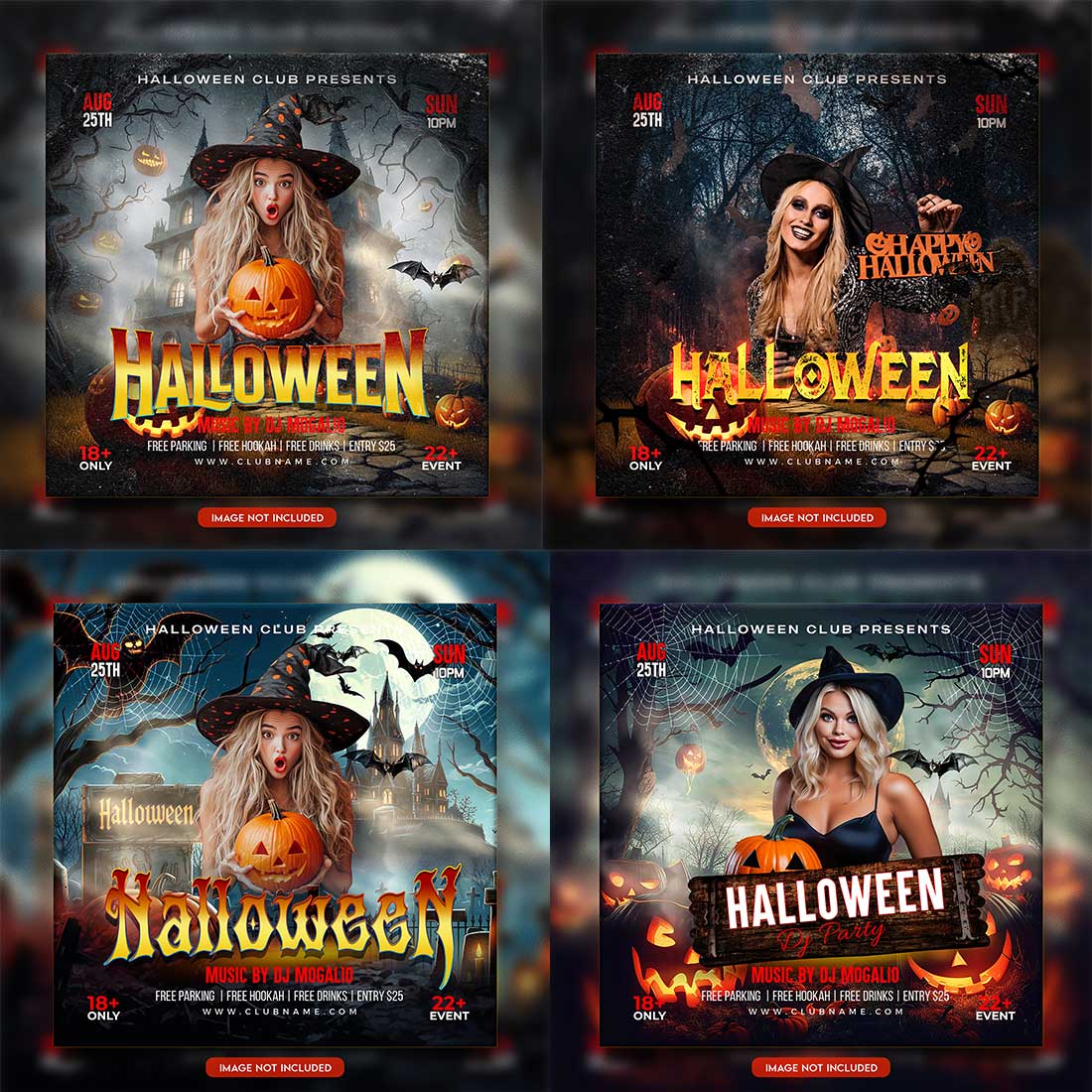Premium Bundle Flyer social media and Instagram post template cover image.