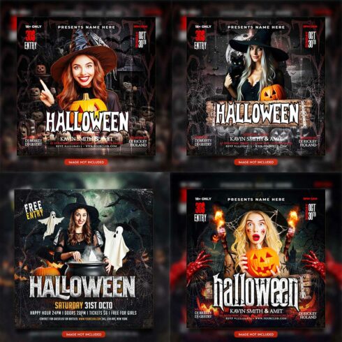 Premium Bundle Flyer social media and Instagram post template cover image.
