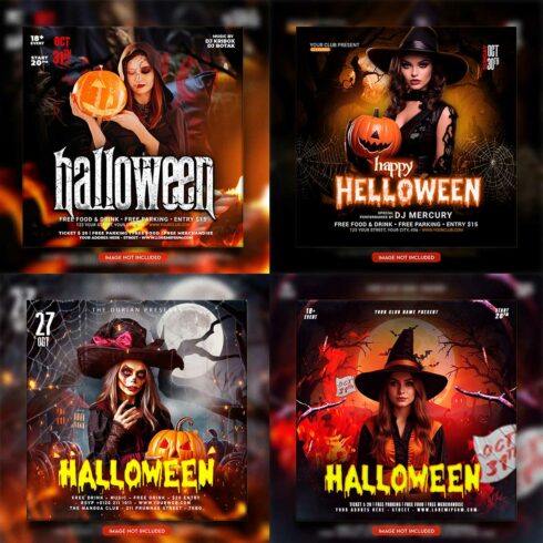 Premium Bundle Flyer social media and Instagram post template cover image.