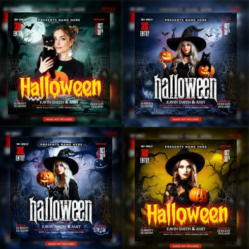 Premium Bundle Flyer social media and Instagram post template cover image.