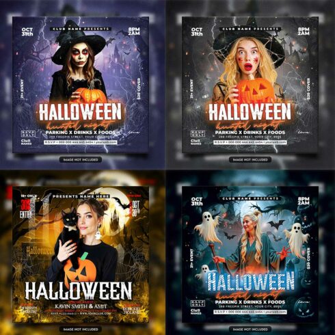 Premium Bundle Flyer social media and Instagram post template cover image.
