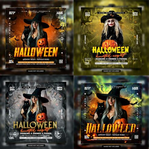 Premium Bundle Flyer social media and Instagram post template cover image.