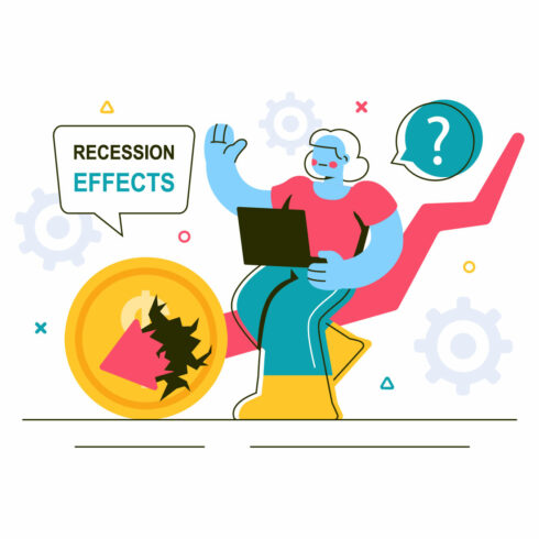 10 Economic Recession Effects Illustration cover image.