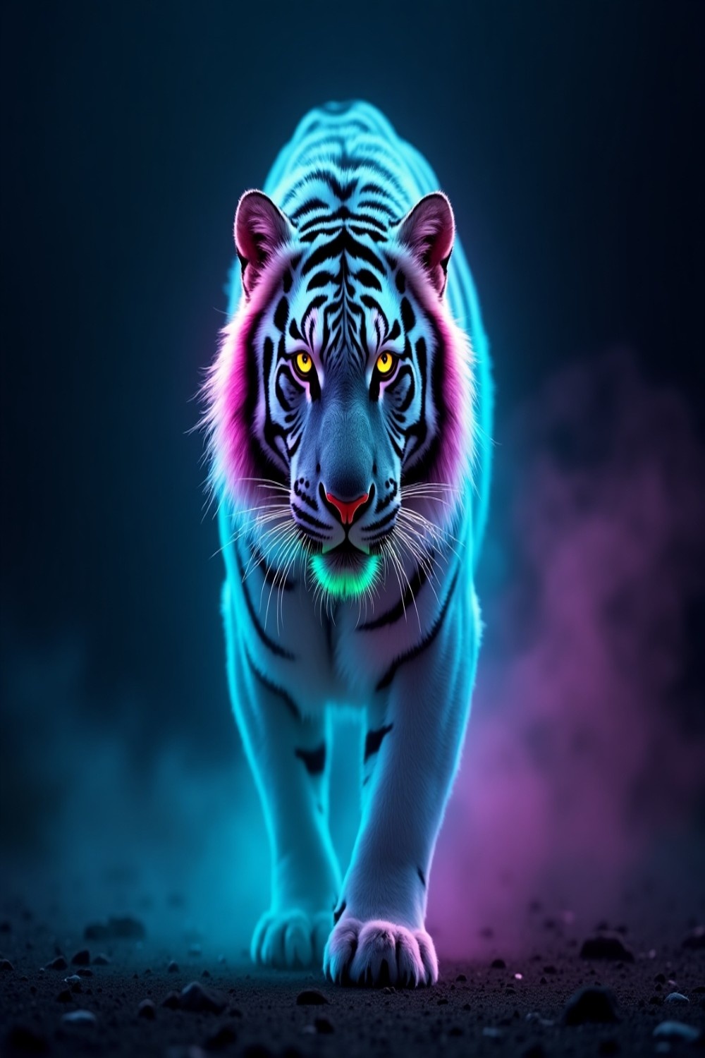"Neonfire" pinterest preview image.