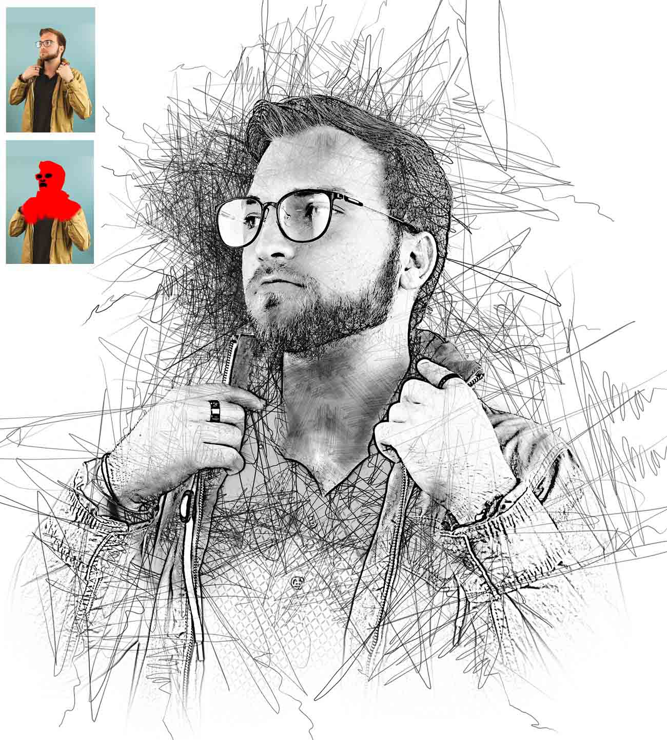 scribble sketch 12 203
