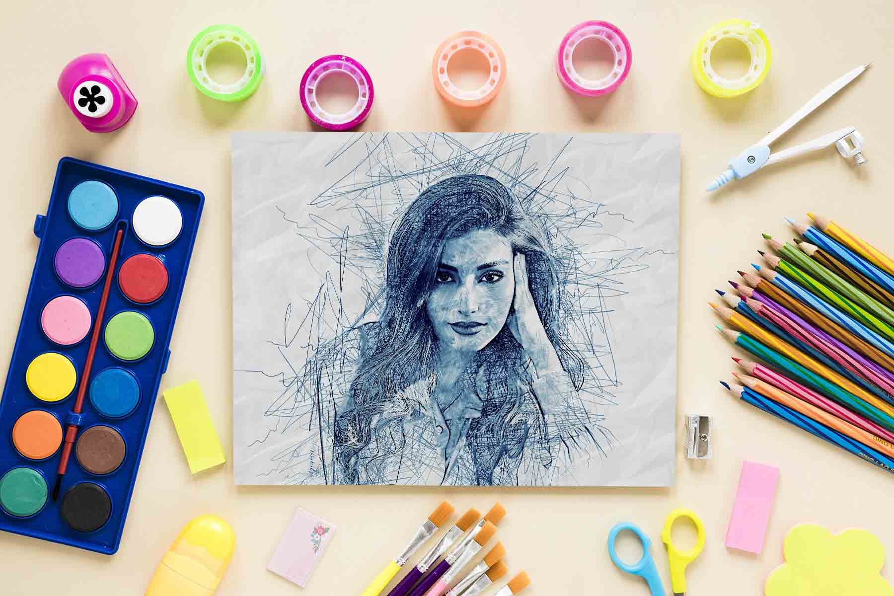 scribble sketch s03 222