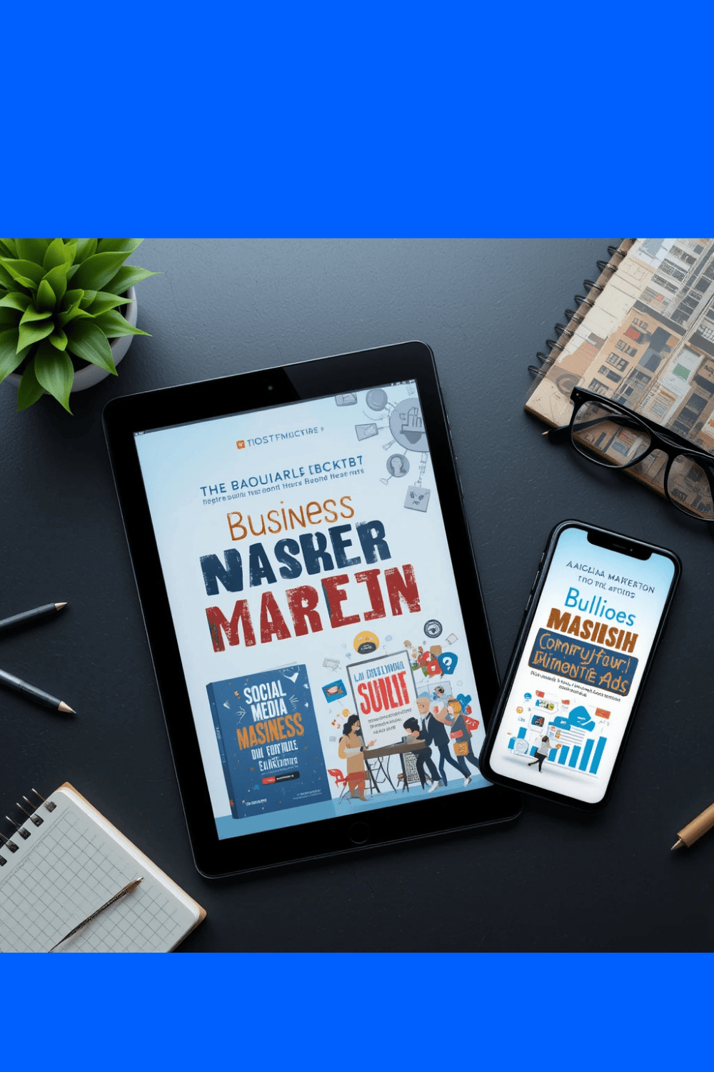Premium Digital Marketing eBook Bundle (25+ eBooks) pinterest preview image.