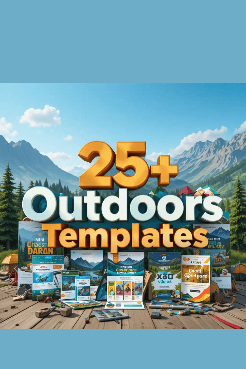 25+ Stunning Outdoors Templates pinterest preview image.