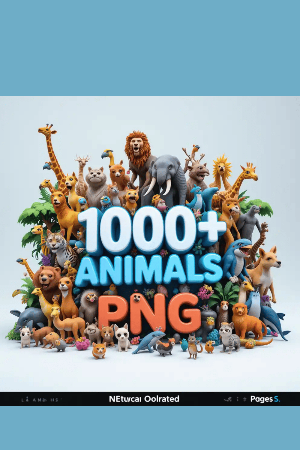 1000+ Animals PNG – Transparent Wildlife & Pet Cliparts pinterest preview image.