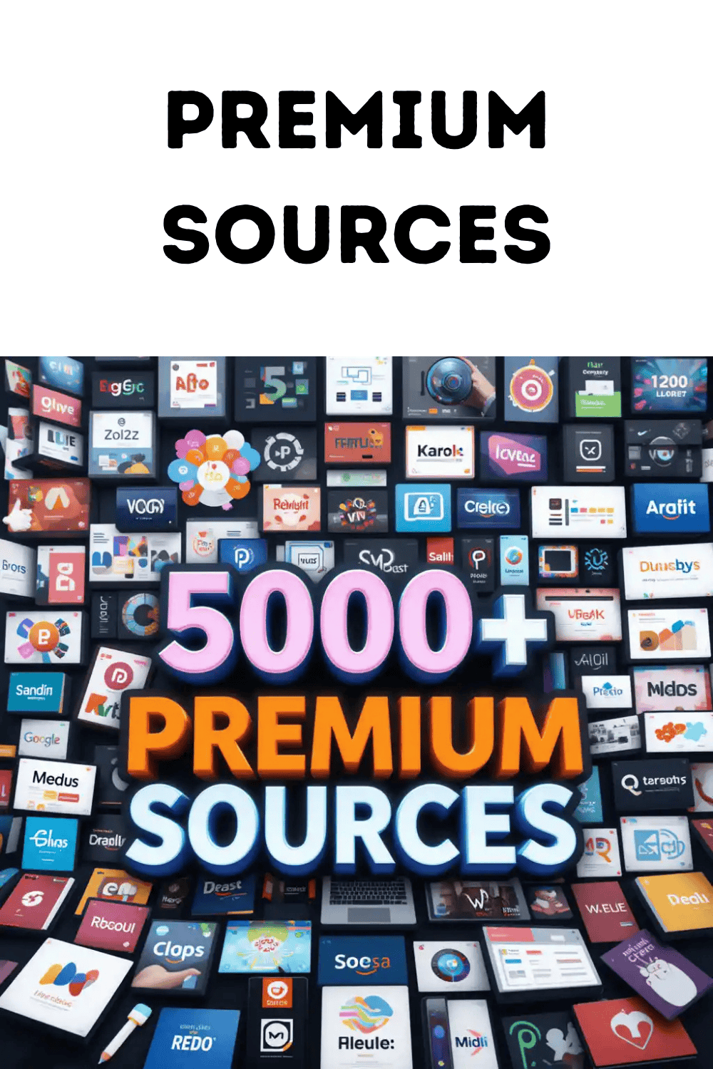 5000+ Premium Resources – All-in-One Design & Marketing Toolkit pinterest preview image.