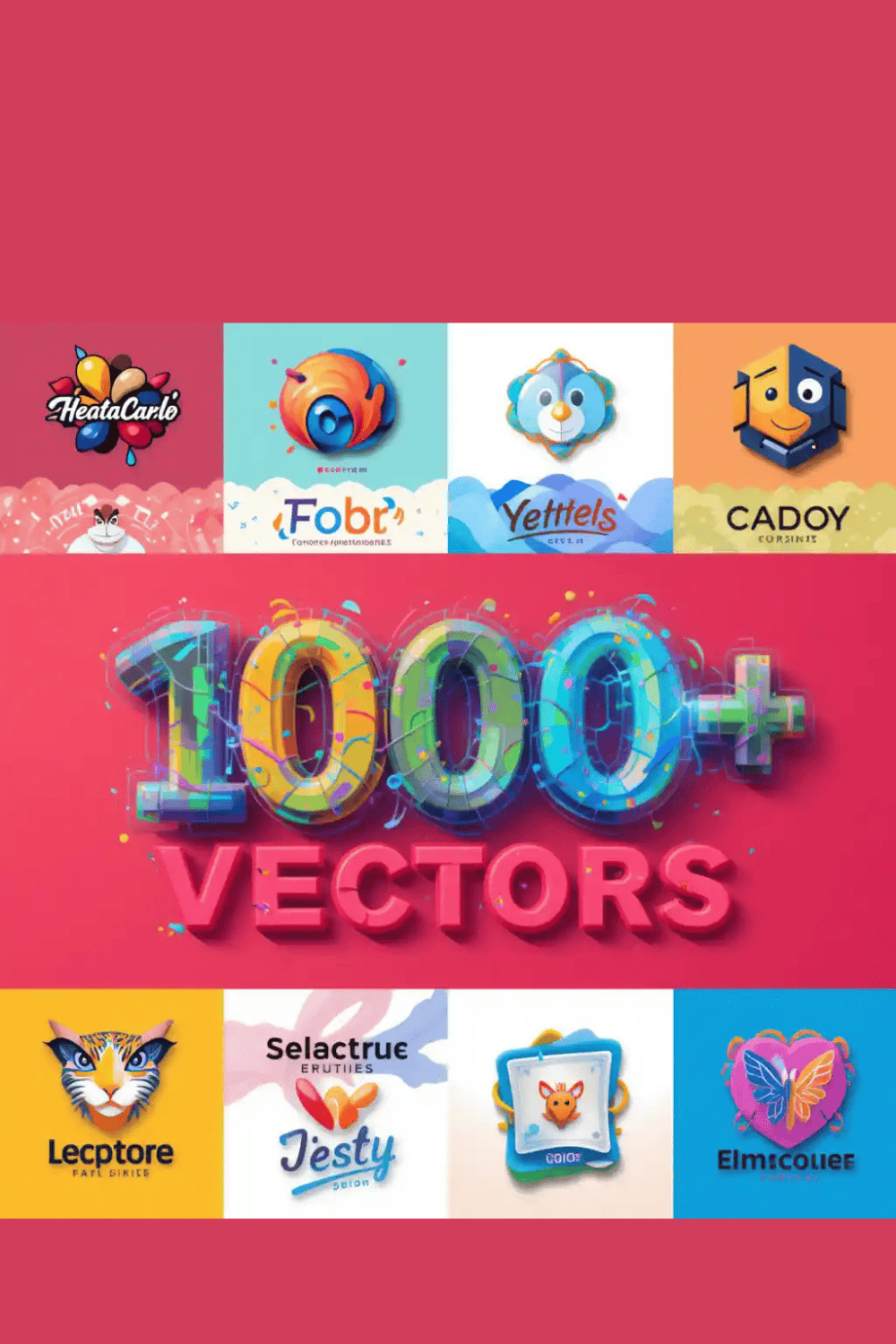 1000+ Vectors – High-Quality, Editable, and Versatile Vector Designs pinterest preview image.