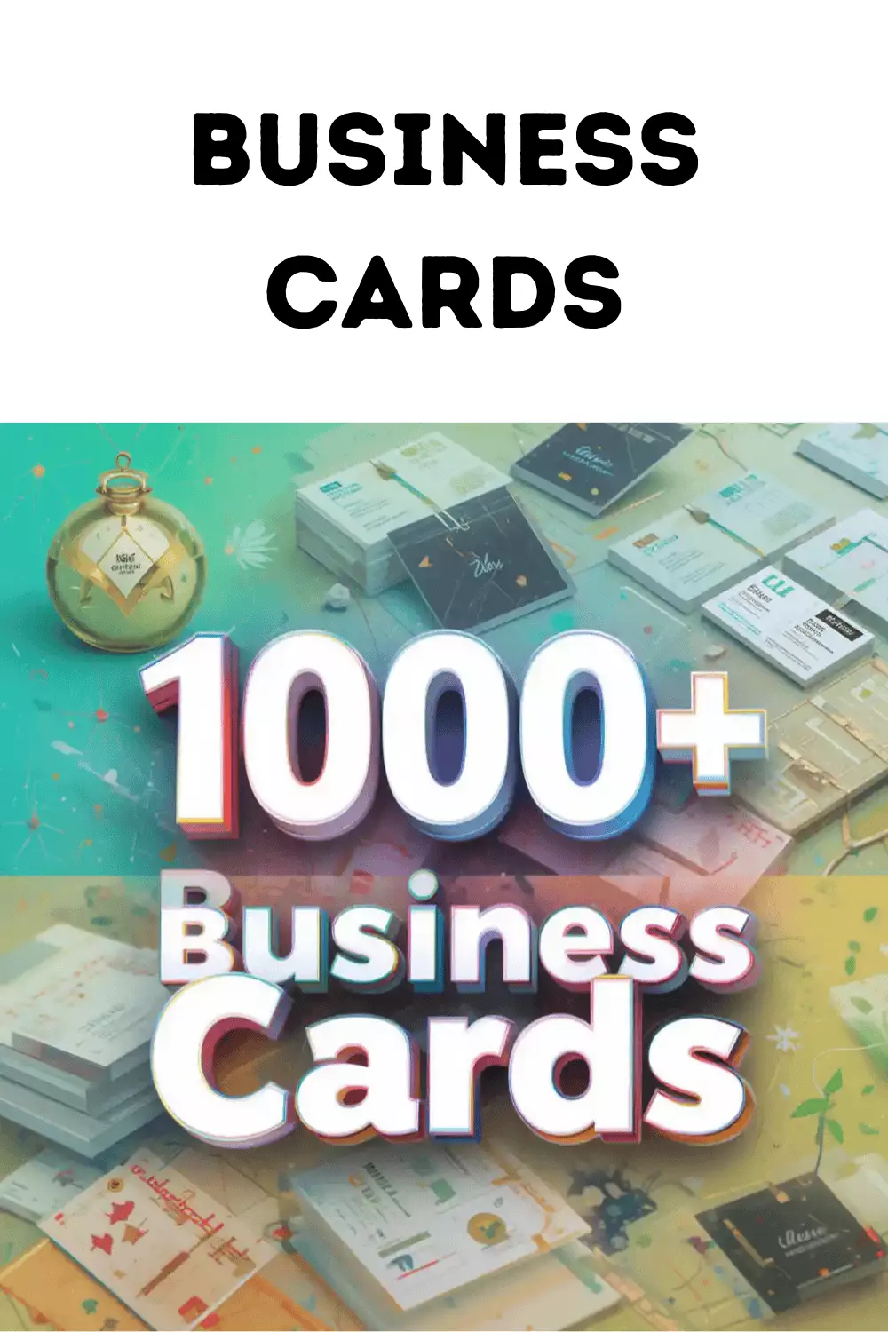 1000+ Business Card Templates – Modern, Professional & Editable Designs pinterest preview image.