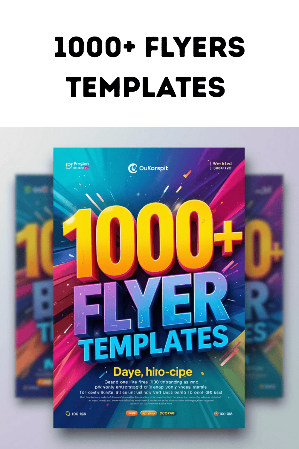 1000+ Flyers Templates – Editable, Colorful & Print-Ready Designs pinterest preview image.