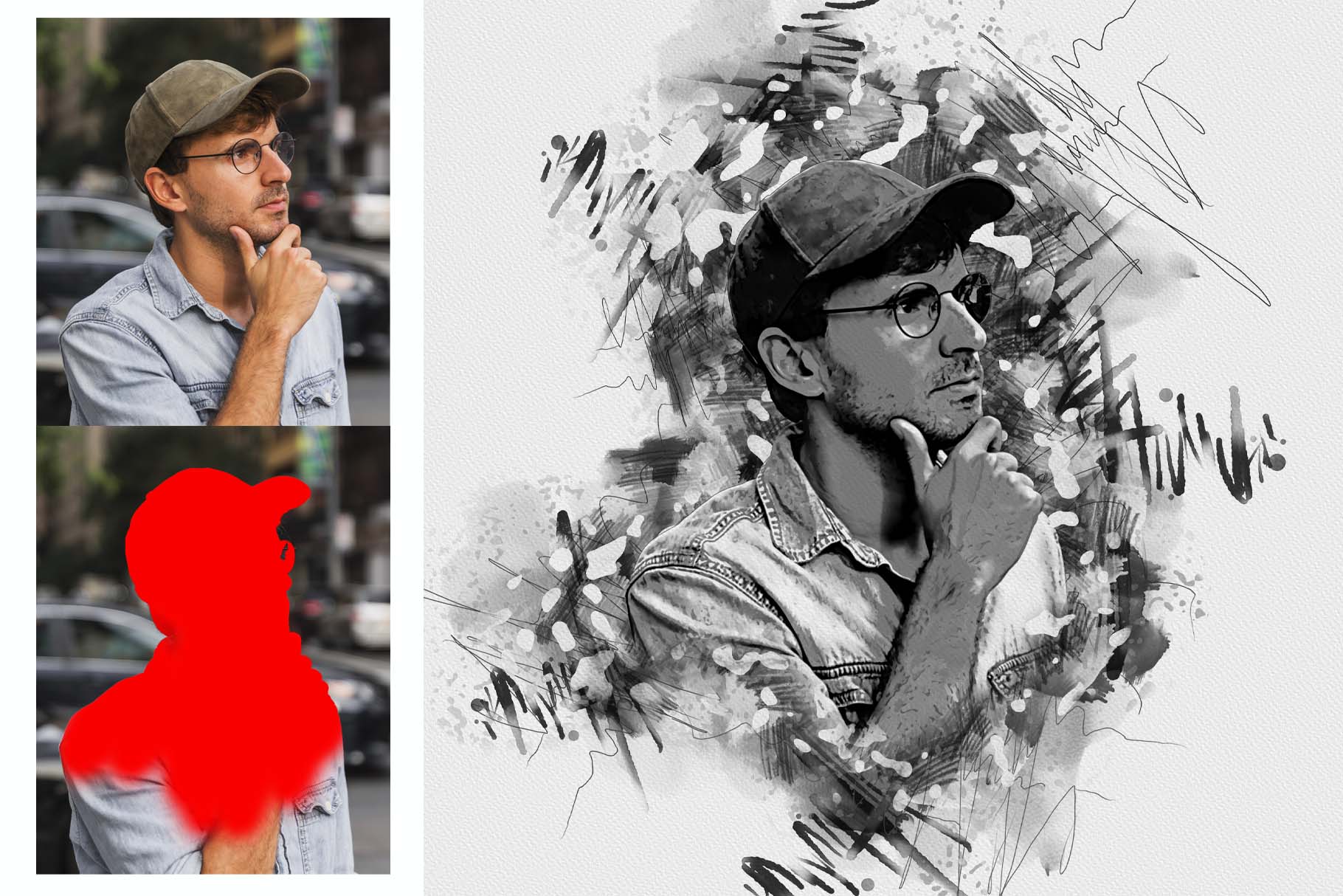 stylish ink art photoshop action 1 253