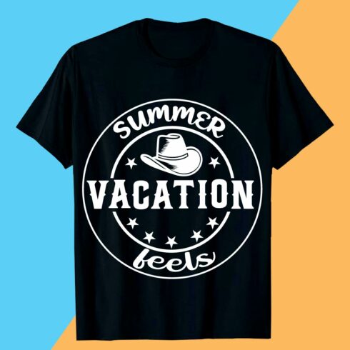 SUMMER VACATION beels SUMMER SVG T shirt Design cover image.