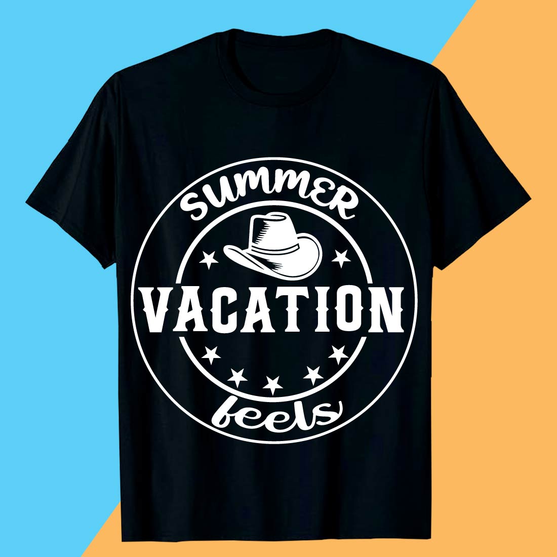 SUMMER VACATION beels SUMMER SVG T shirt Design cover image.