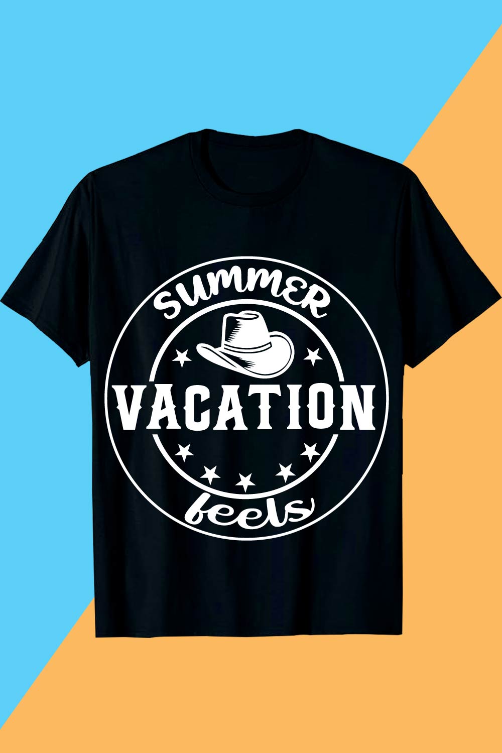 SUMMER VACATION beels SUMMER SVG T shirt Design pinterest preview image.