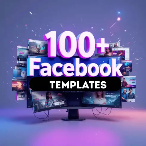 100+ Facebook Cover Templates – Editable, Modern & High-Resolution cover image.