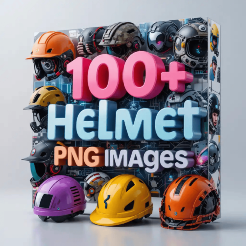 100+ Helmet PNG Images – Transparent, High-Resolution Designs cover image.