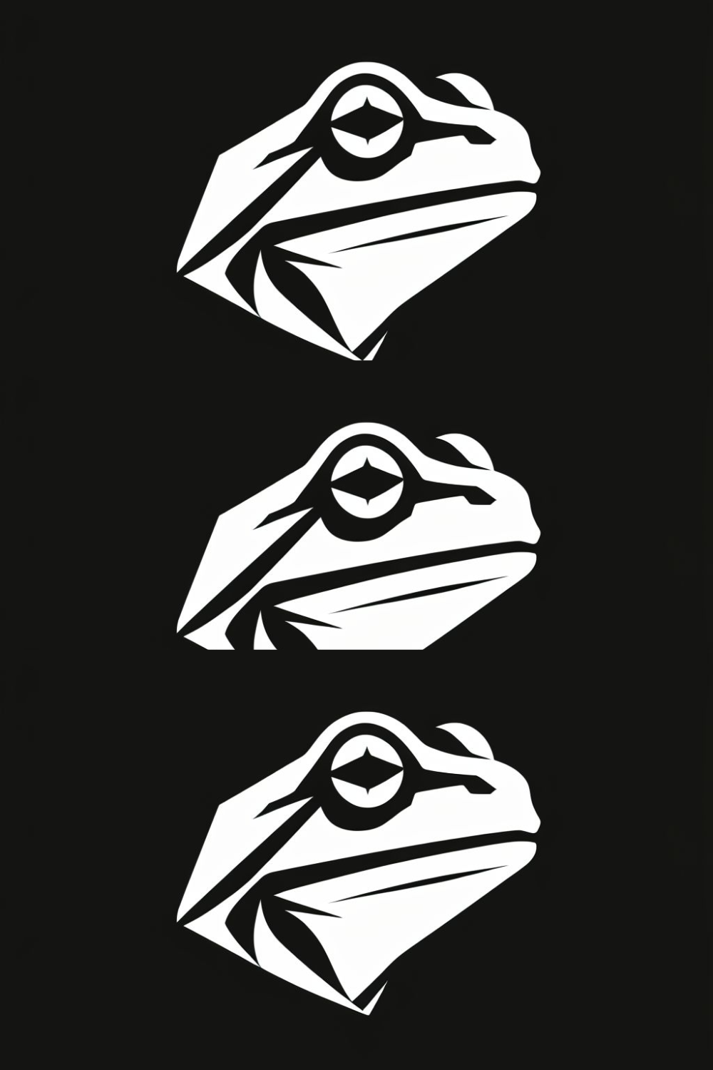 Frog Logo pinterest preview image.