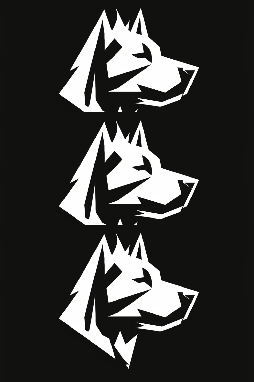Dog Logo pinterest preview image.