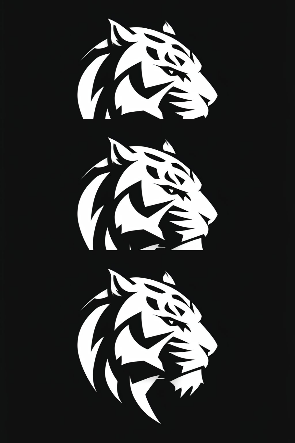 Tiger Logo pinterest preview image.