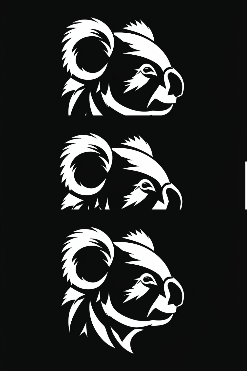 Koala Logo pinterest preview image.