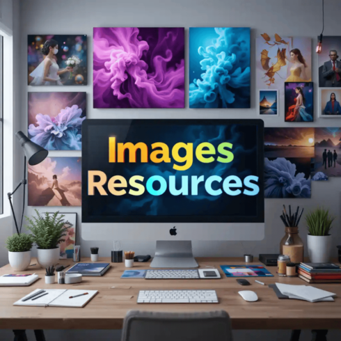 Images Resources Collection | 50,000+ Design Elements for Creators & Editors cover image.