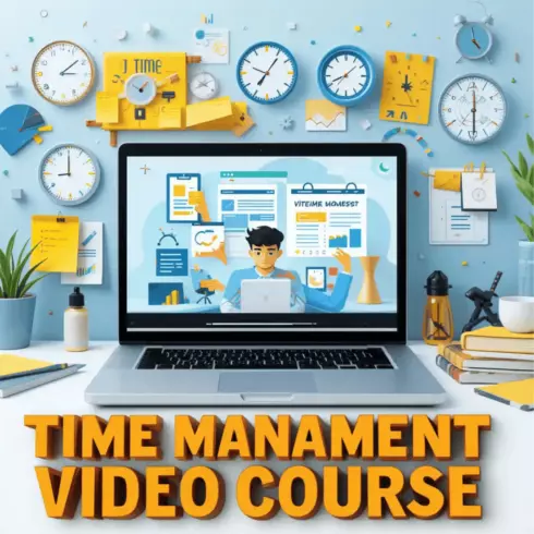 Time Management Mastery – Complete Video Course cover image.