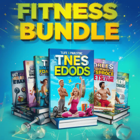 Fitness Ebooks Bundle – Workout, Nutrition & Wellness Guides cover image.