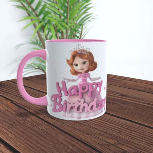 Eye catching beautiful coffee mug mockups for birthday cover image.