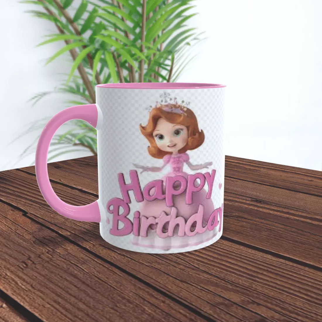 Eye catching beautiful coffee mug mockups for birthday cover image.