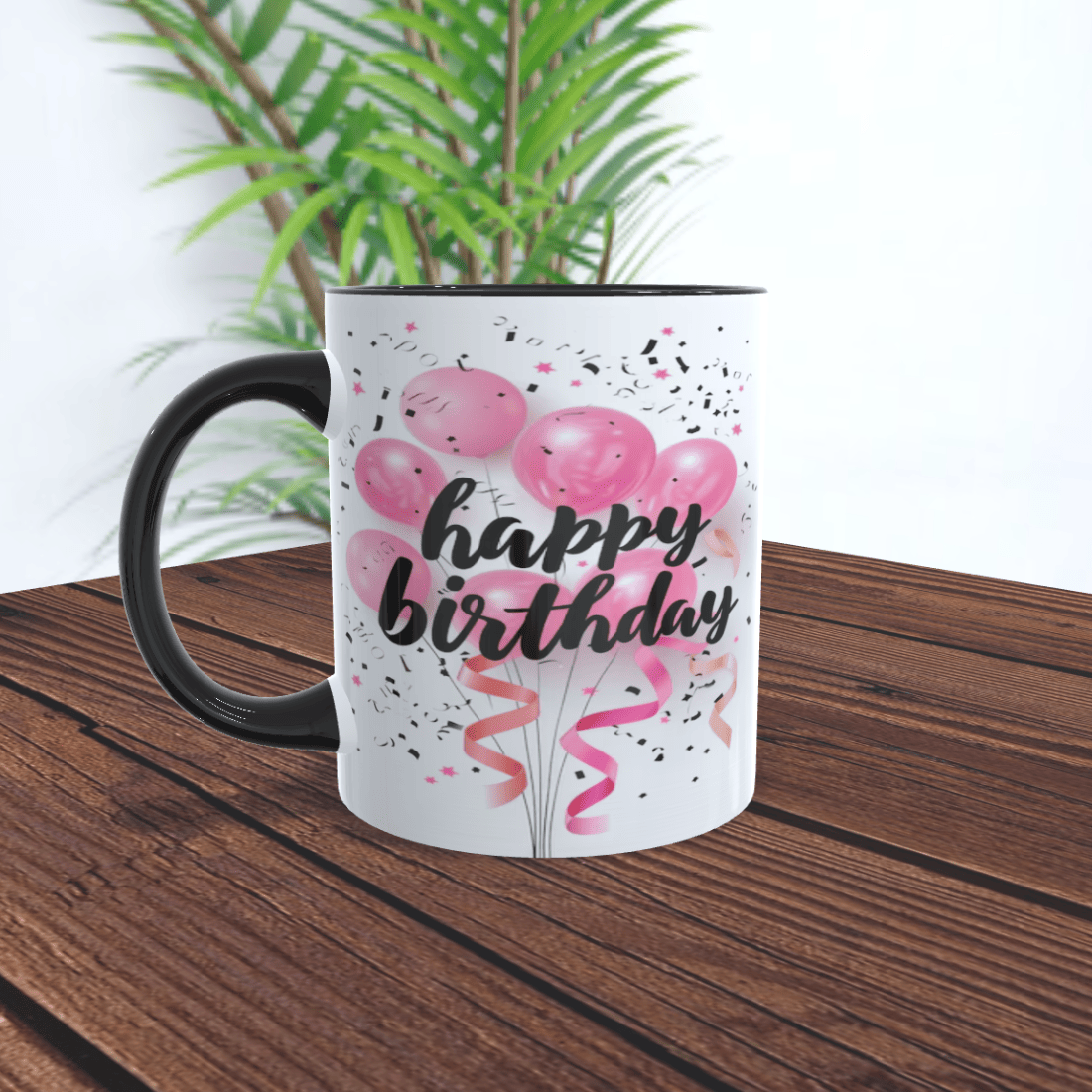 Eye catching beautiful coffee mug mockups for birthday preview image.